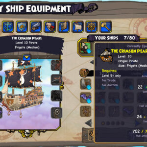 ship vital stats